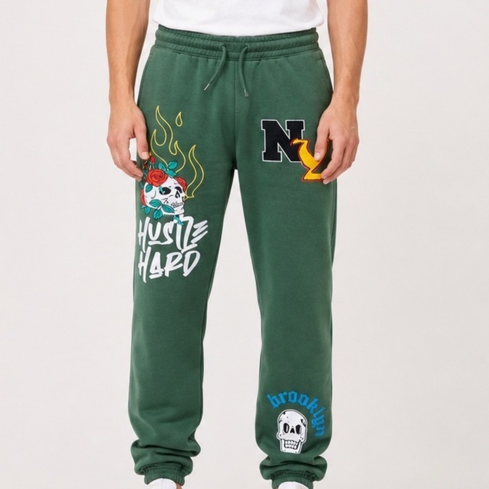 Brooklyn Cloth The‎ Jogger Green Pants Size Medium
